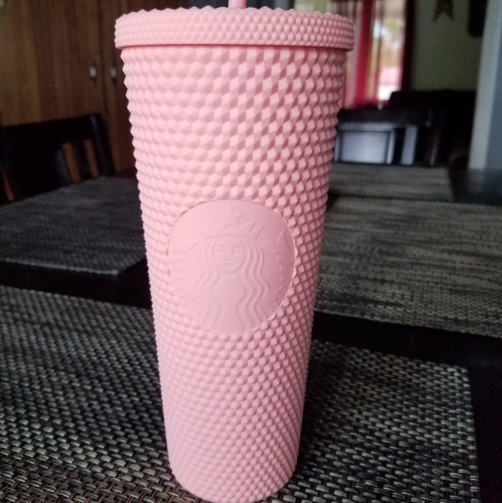 Starbucks Matte Pink Studded Tumbler